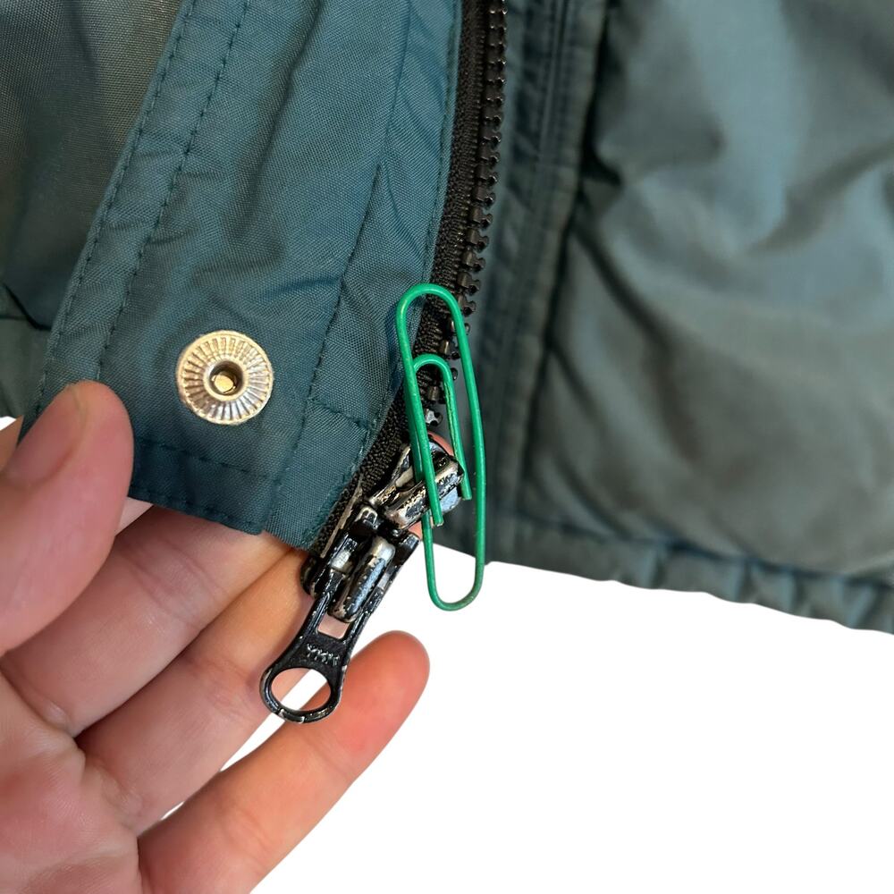 Vintage REI Green Down Filled Vest Mens Sz Large Nylon Puffer Full Zip Outdoor - Picture 6 of 16